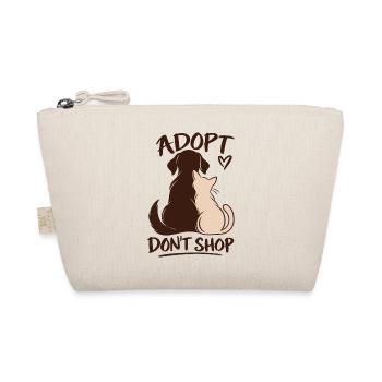 Adopt Don’t Shop Dog & Cat - Bio-Täschchen - Natur - Vorne