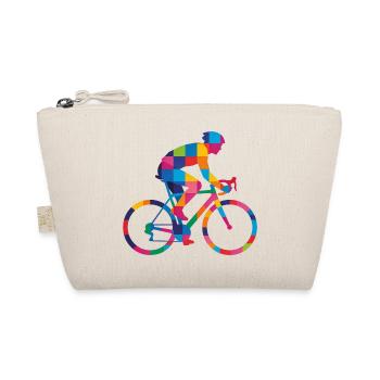 Lustiges Fahrrad Rennrad Gravel Radsport Geschenk - Bio-Täschchen - Natur - Vorne