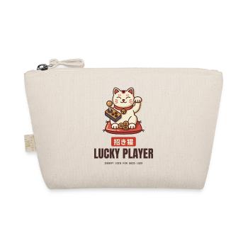 Glücksspieler Maneki Neko Arcade-Joystick-Gamer - Bio-Täschchen - Natur - Vorne