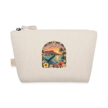 Hawaii Reise Aloha Inseln Urlaub Vintage Geschenk - Bio-Täschchen - Natur - Vorne