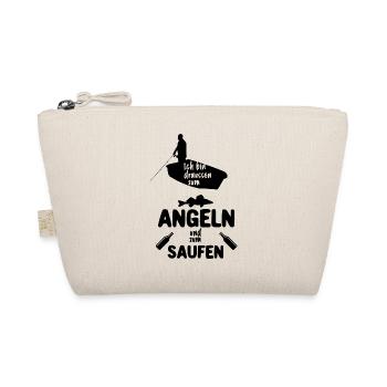 Angeln und Saufen - Bio-Täschchen - Natur - Vorne