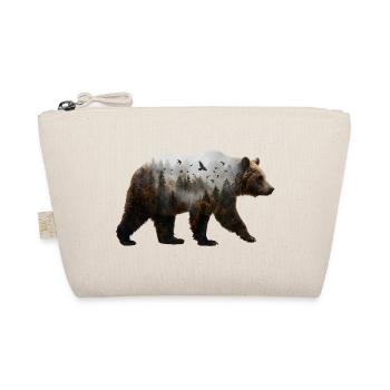 Bär mit Nebelwald - Bio-Täschchen - Natur - Vorne