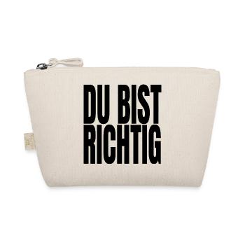 Du bist richtig – Mutmacher & Selbstwert | AMFI - Bio-Täschchen - Natur - Vorne