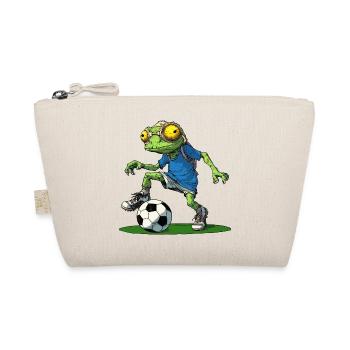 Chamäleon Fussball - Bio-Täschchen - Natur - Vorne