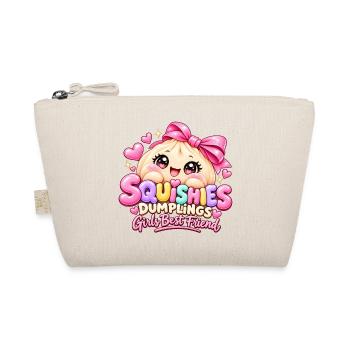 Squishy Dumpling – Girls Best Friend - Bio-Täschchen - Natur - Vorne