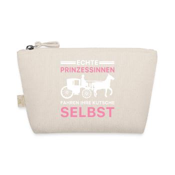 Echte Prinzessinnen Fahren Ihre Kutsche Selbst - Bio-Täschchen - Natur - Vorne