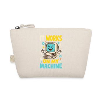 Programmiererhumor – It Works on My Machine - Bio-Täschchen - Natur - Vorne