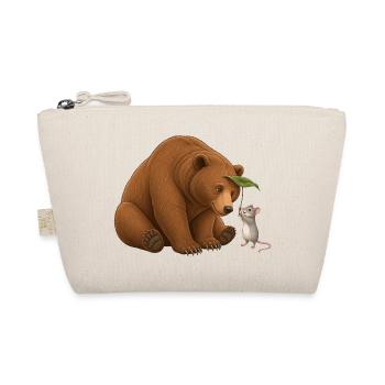 Bär und Maus - Bio-Täschchen - Natur - Vorne