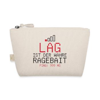 Lag ist der wahre Ragebait - Bio-Täschchen - Natur - Vorne