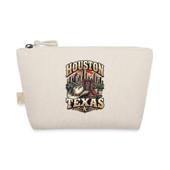 Texas Western Skyline Vintage - Bio-Täschchen - Natur - Vorne