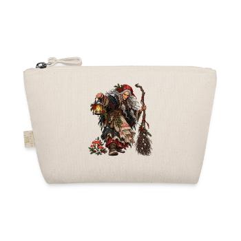 Weihnachts-Baba-Jaga-Slawisches Winterhexen-Design - Bio-Täschchen - Natur - Vorne