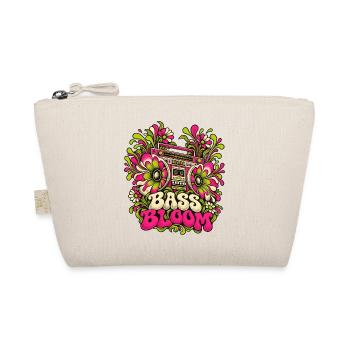 Bass Bloom Neon-Blüten Boombox - Bio-Täschchen - Natur - Vorne