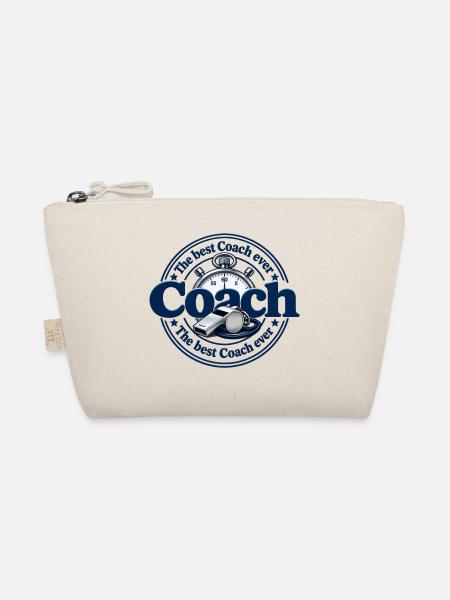 Coach - Trainer Training - Sport - Gym - Sportler - Bio-Täschchen - Natur