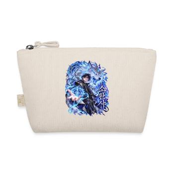 Eiswolf-Magier mit magischem Kreis - Bio-Täschchen - Natur - Vorne