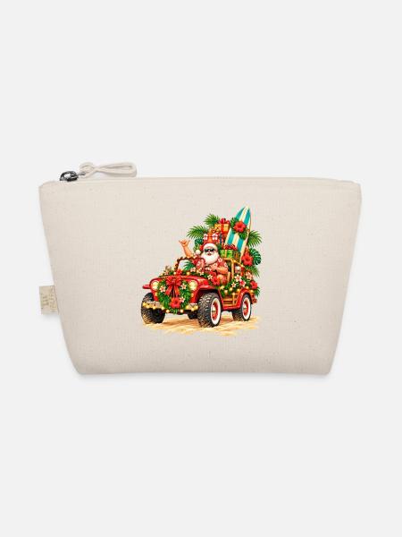 Santa's Island Lieferung – tropischer Weihnachtsjeep - Bio-Täschchen - Natur
