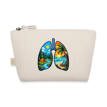 Nature Lungs Mountain Beach Outdoor-Abenteuer-Tee - Bio-Täschchen - Natur - Vorne