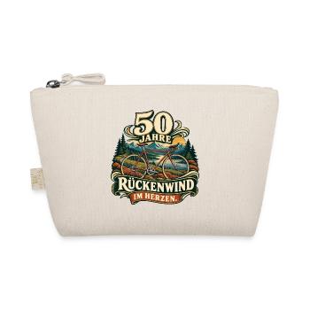 50 Jahre Rückenwind Bike Edition - Bio-Täschchen - Natur - Vorne