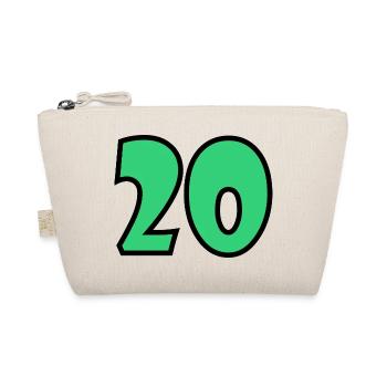 20. 20. JAHRESTAG. 20-JÄHRIGES JUBILÄUM. 20 JAHRE. - Bio-Täschchen - Natur - Vorne