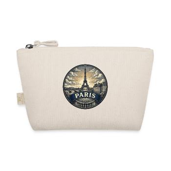 Paris, Frankreich Reiseabzeichen Eiffelturm-Souvenir - Bio-Täschchen - Natur - Vorne