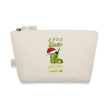 Save Water Drink Caipirinha Weihnachten Cocktail - Bio-Täschchen - Natur - Vorne