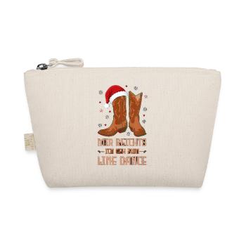 Mir Reichts Ich Geh Zum Line Dance Weihnachten - Bio-Täschchen - Natur - Vorne