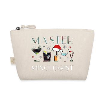 Master Mixologist Barkeeper Cocktail Weihnachten - Bio-Täschchen - Natur - Vorne