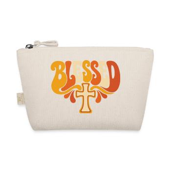 Blessed Kreuz Psychedelisch - Bio-Täschchen - Natur - Vorne