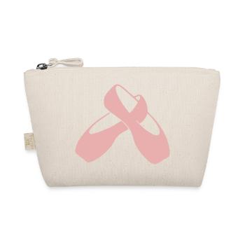 Ballettschuhe Ballett Geschenk Ballerina - Bio-Täschchen - Natur - Vorne