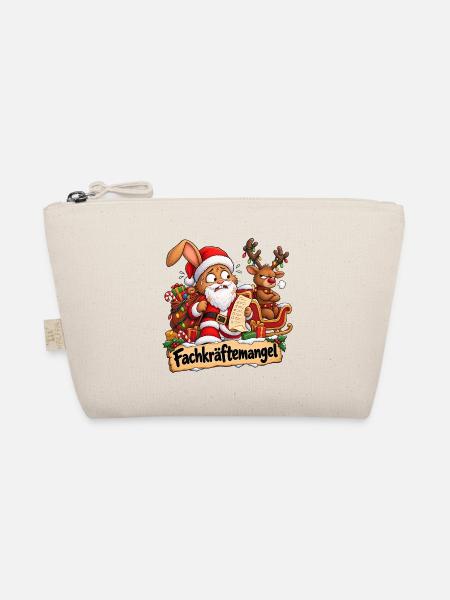 Weihnachtschaos - Bio-Täschchen - Natur