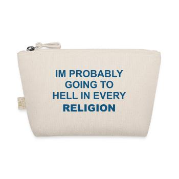 033 Religiöses Paradox Meme Tee - Bio-Täschchen - Natur - Vorne