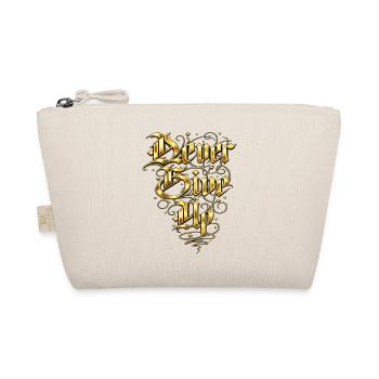 Goldene Ornament-Schrift Artwork - Bio-Täschchen - Natur - Vorne