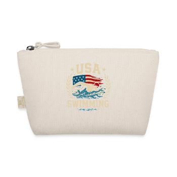 USA Swimming - Bio-Täschchen - Natur - Vorne
