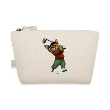 Golf Katzen - Bio-Täschchen - Natur - Vorne