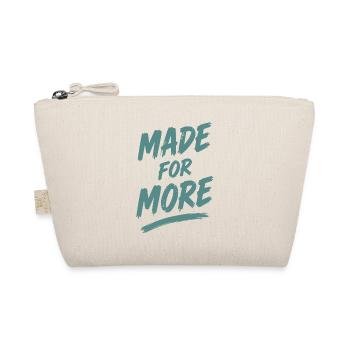 Made For More Spruch Geschenk - Bio-Täschchen - Natur - Vorne
