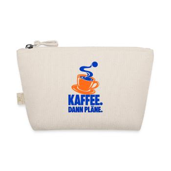 Kaffee. Dann Pläne. – Kaffeepause - Bio-Täschchen - Natur - Vorne
