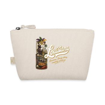 Louisiana Retro Vintage Pelican State Design - Bio-Täschchen - Natur - Vorne