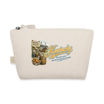 Kentucky Retro Vintage Bluegrass State Design - Bio-Täschchen - Natur - Vorne