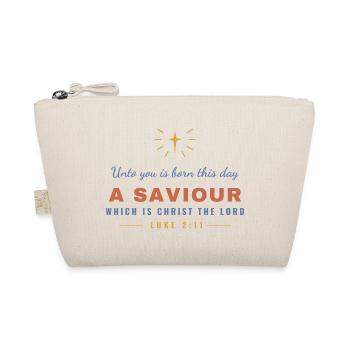 Unto You Is Born a Saviour – Luke 2:11 - Bio-Täschchen - Natur - Vorne