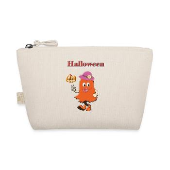 Halloween-Geistermädchen - Bio-Täschchen - Natur - Vorne