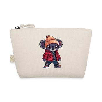 Koala mit Winterjacke und Mütze - Bio-Täschchen - Natur - Vorne