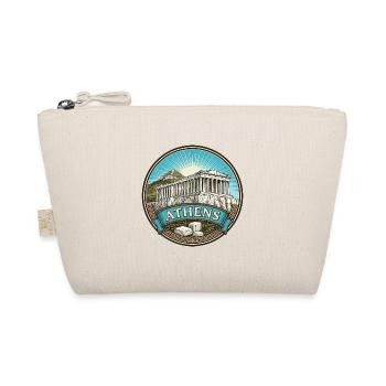 Athen Griechenland Reiseabzeichen Parthenon Souvenir - Bio-Täschchen - Natur - Vorne