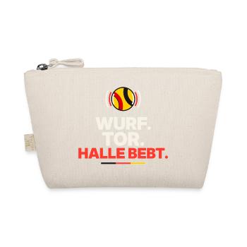 Wurf. Tor. Halle bebt. - Bio-Täschchen - Natur - Vorne