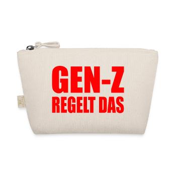gen z regelt  - Bio-Täschchen - Natur - Vorne