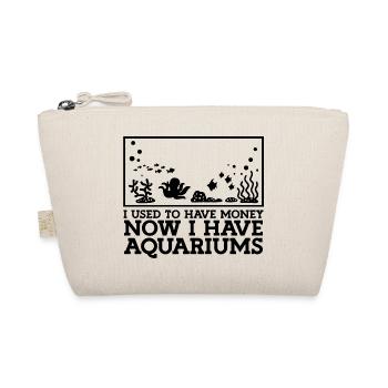 Aquaristik Spruch Humor - Bio-Täschchen - Natur - Vorne