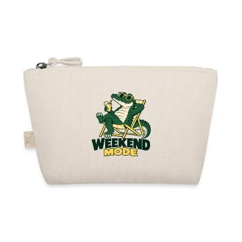 Alligator im Weekend Modus Strandlook - Bio-Täschchen - Natur - Vorne