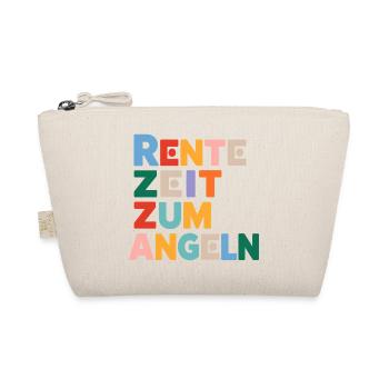 Rente Zeit zum Angeln Spruch - Bio-Täschchen - Natur - Vorne