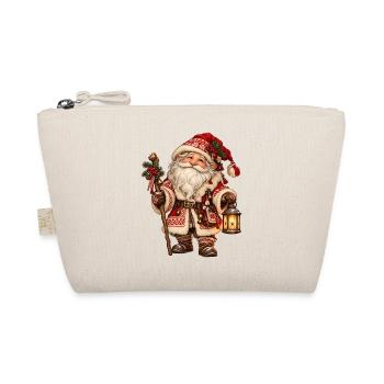 Weihnachts-Domovoi-Slawisches Hausgeist-Design - Bio-Täschchen - Natur - Vorne