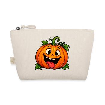 Kürbis Cartoon Halloween - Bio-Täschchen - Natur - Vorne