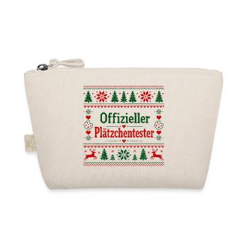 Offizieller Plätzchentester - Bio-Täschchen - Natur - Vorne