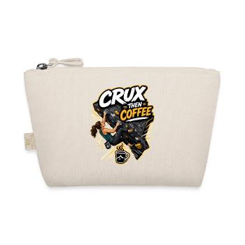 CRUX THEN COFFEE - Bio-Täschchen - Natur - Vorne